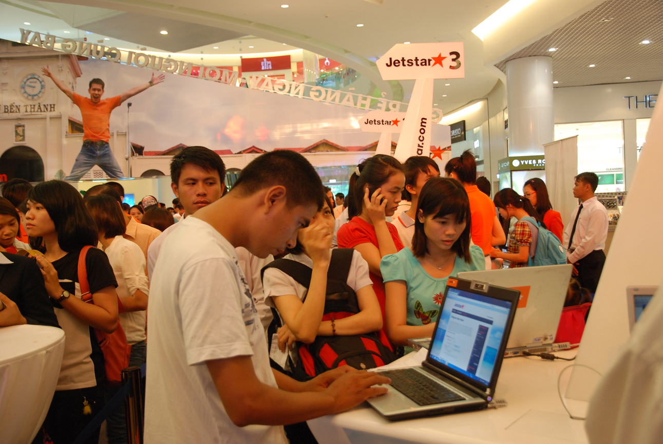 Jetstar Pacific tung vé 11.000 đồng trong đêm Giao thừa