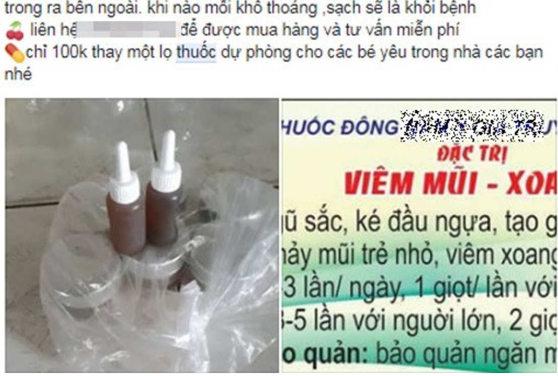 Mua thuốc qua "chợ Facebook": Mẹ đừng hại con