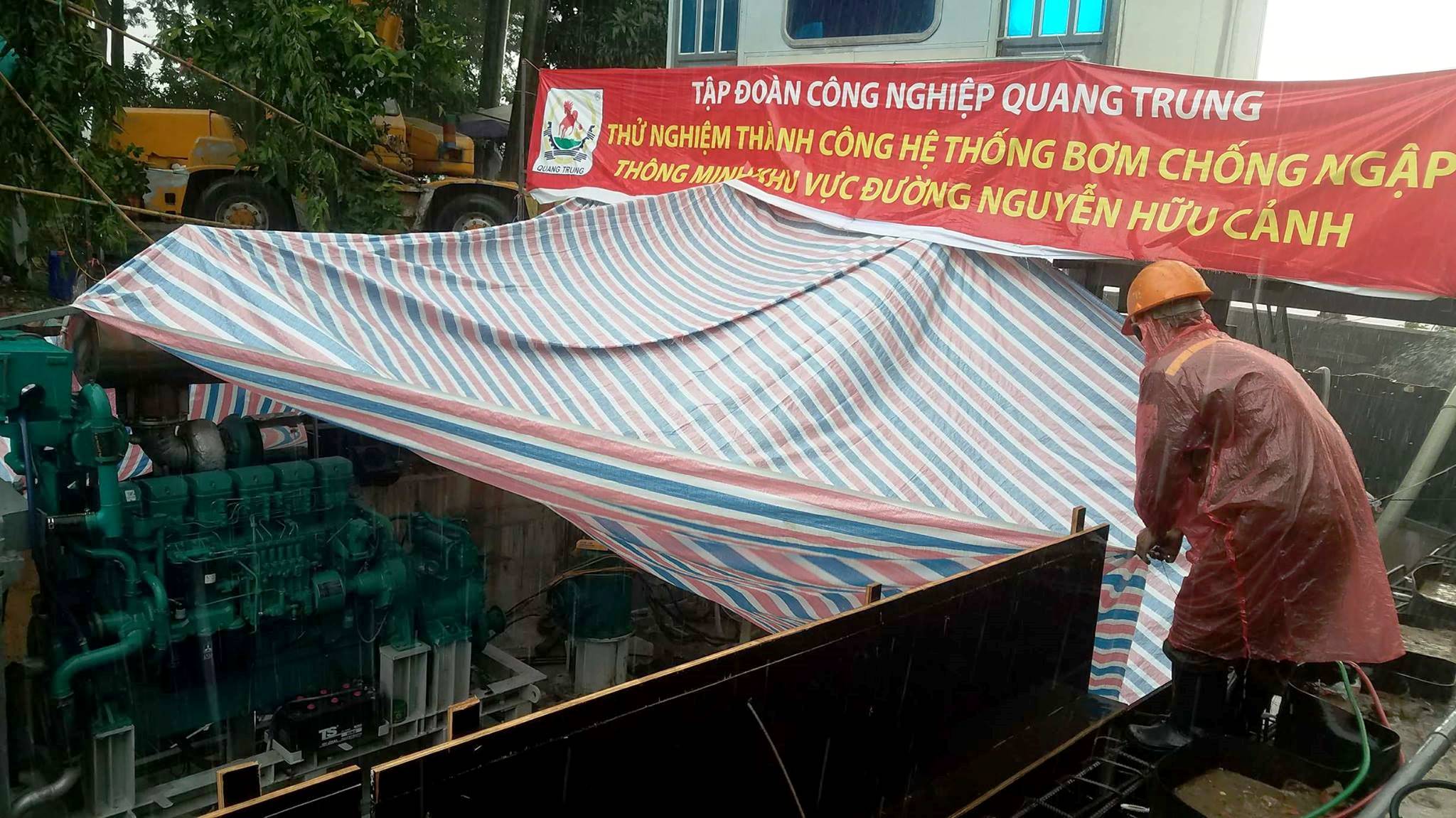 Siêu máy bơm chống ngập tạm ngưng hoạt động: Chủ đầu tư nói gì?
