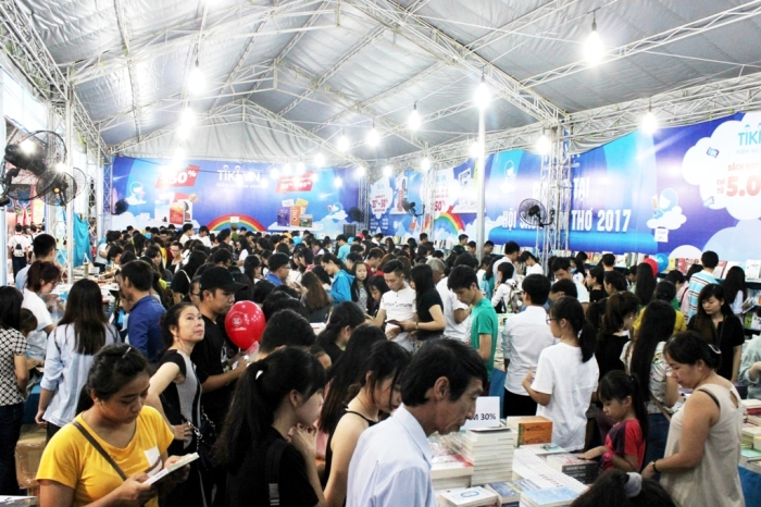 Gần 400.000 lượt người đến Hội Sách Cần Thơ 2017