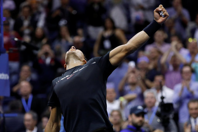 Hạ gọn Del Potro, Nadal v&agrave;o chung kết US Open  - Ảnh 1.