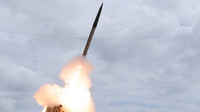 Hình ảnh diễn tập của THAAD vào năm 2009. Ảnh: Cơ quan Phòng thủ tên lửa Mỹ