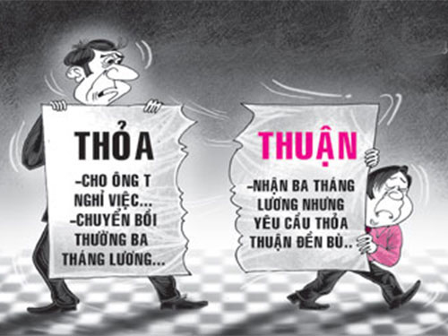 Đã thỏa thuận với người lao động
