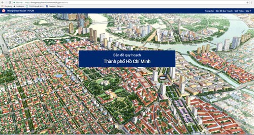 "Nhấp chuột" tra quy hoạch của TP HCM