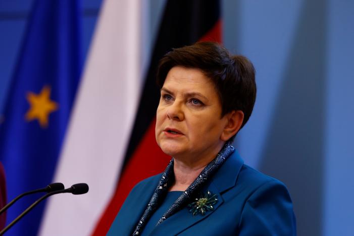 
B&agrave; Szydlo nhậm chức cuối năm 2015. Ảnh; Reuters

