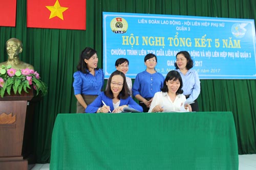 Phối hợp chăm lo cho nữ CNVC-LĐ