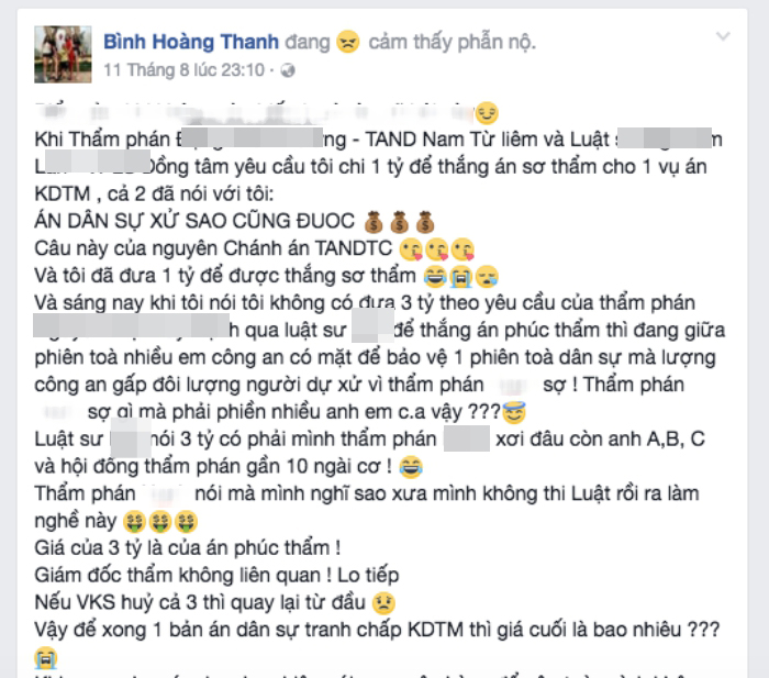 Nữ giám đốc tố luật sư nhận tiền tỉ để "chạy án"