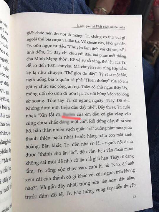 Bất ngờ cuốn sách bìa Phật pháp, ruột dâm ô - Ảnh 3.