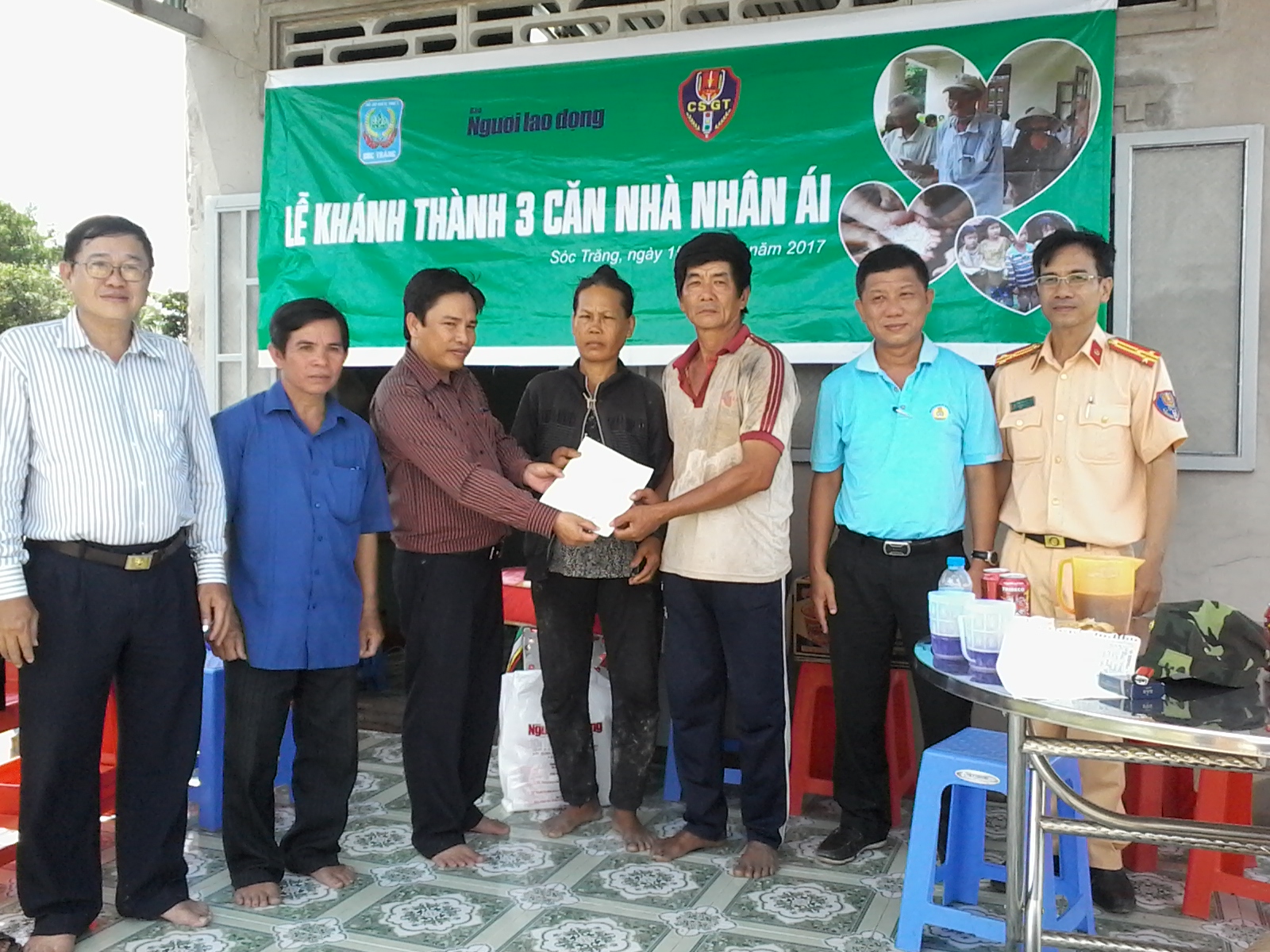 Báo Người Lao Động khánh thành 3 căn nhà nhân ái ở Sóc Trăng
