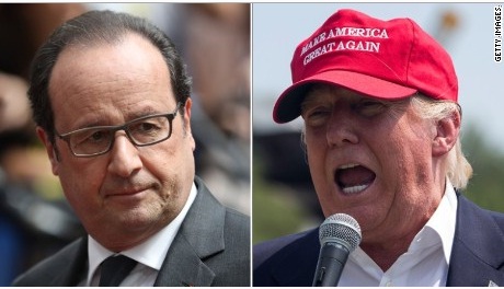 Pháp khó chịu khi ông Trump chê Paris