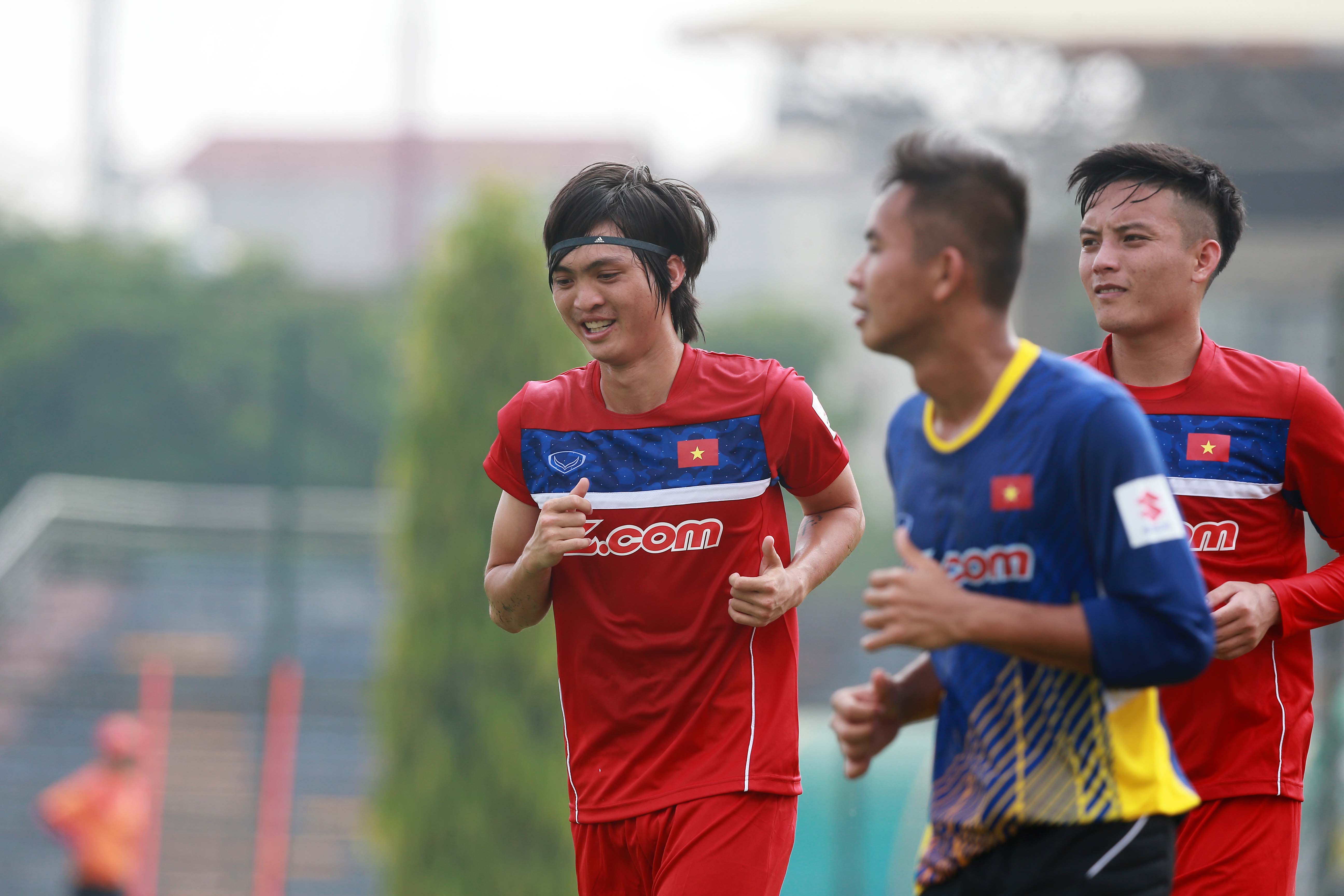 Chùm ảnh Tuấn Anh hào hứng tái xuất cùng U22 Việt Nam