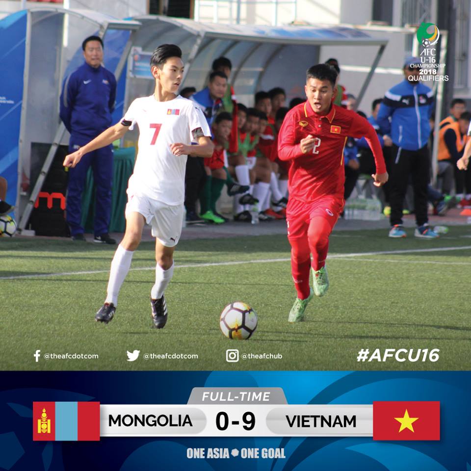Thắng đậm M&ocirc;ng Cổ, U16 Việt Nam vẫn phải hạ &Uacute;c - Ảnh 1.