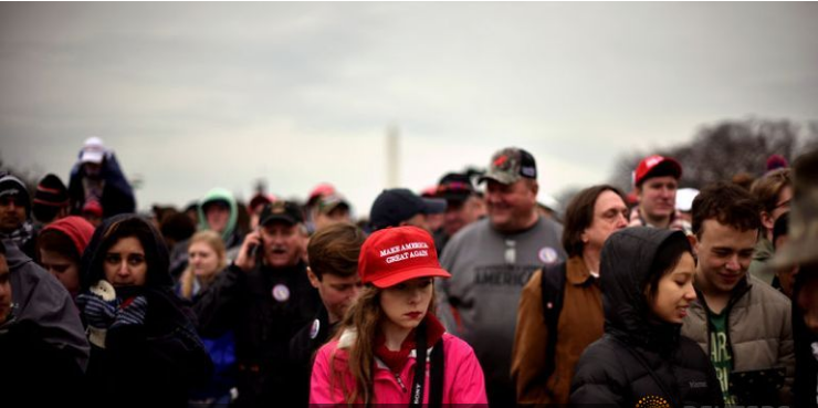 Hiện thực trớ trêu tại lễ nhậm chức của ông Trump
