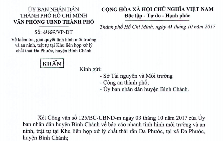 TP HCM yêu cầu kiểm tra môi trường ở bãi rác Đa Phước - Ảnh 1.