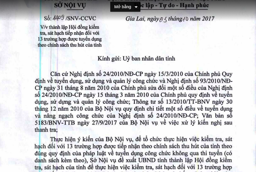 C&aacute;n bộ tuyển dụng sai ở Gia Lai: Nhiều người l&agrave; con, ch&aacute;u l&atilde;nh đạo - Ảnh 2.