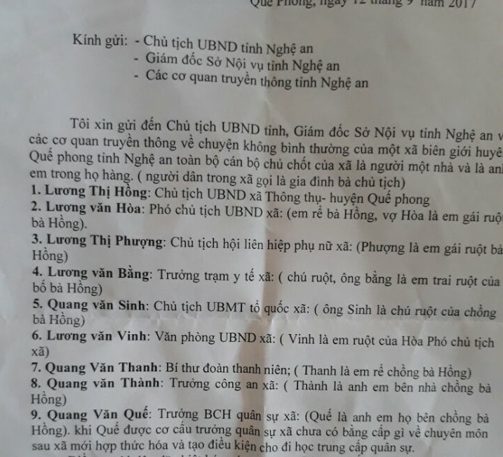 8 người thân chủ tịch xã làm quan... "đúng quy trình"!