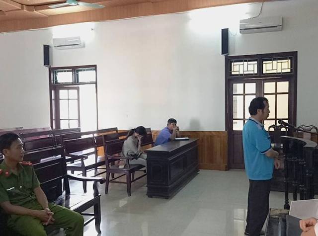 Bị cáo Trần Văn Đức tại phiên tòa sáng 22-3