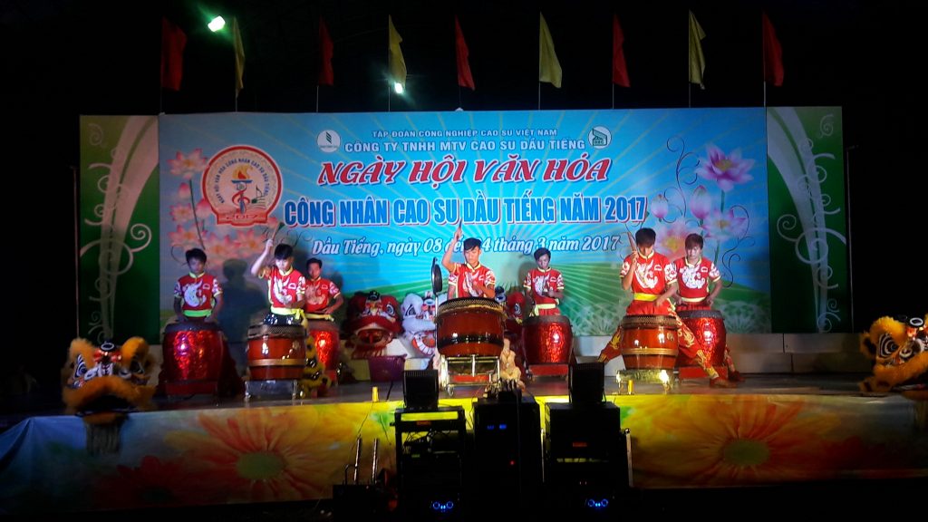 Ngày hội của công nhân cao su Dầu Tiếng