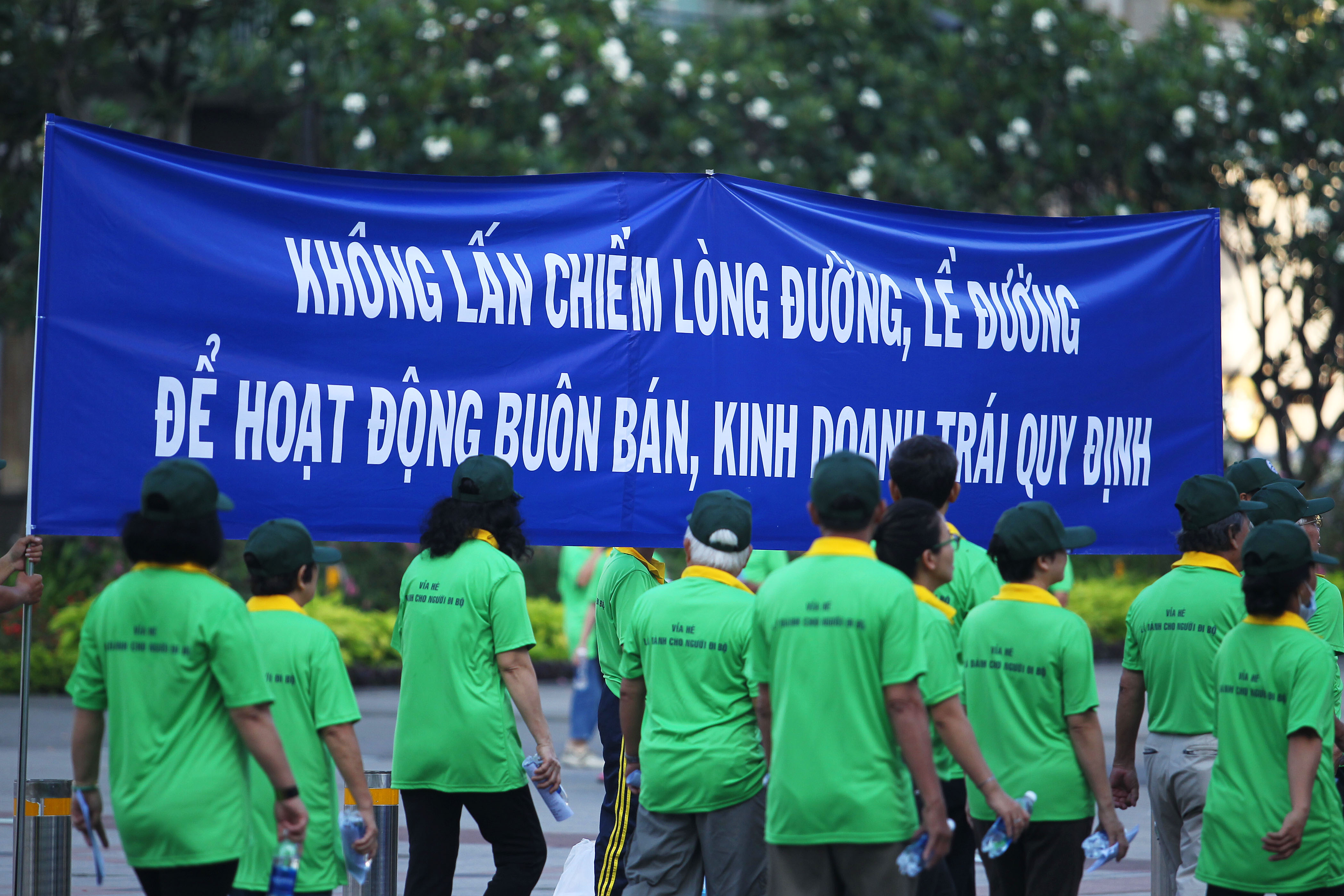 Hoạt động này nhằm xây dựng quận 1 An toàn - Văn minh - Hiện đại - Nghĩa tình.