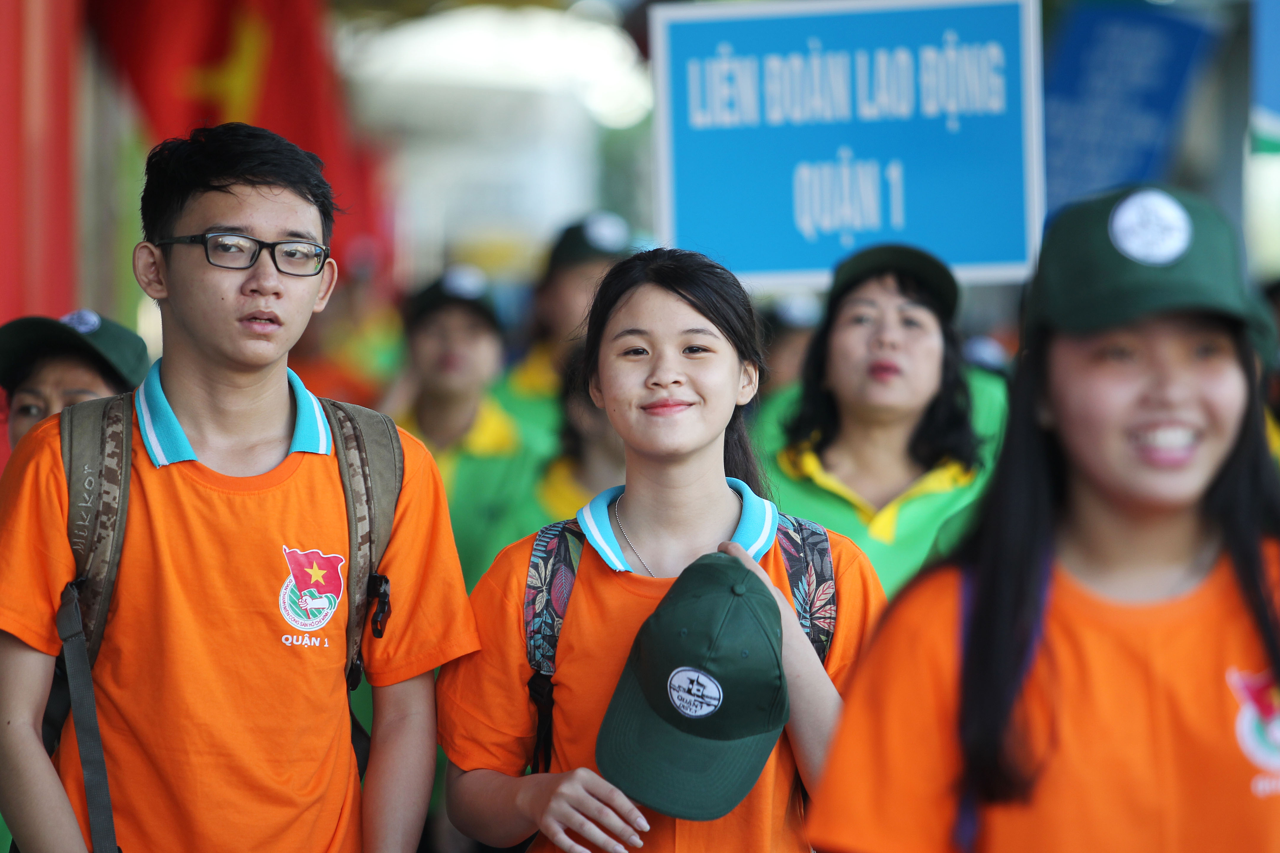 3.000 dân quận 1 đi bộ đồng hành trên vỉa hè