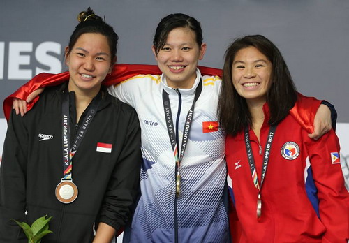 SEA Games ng&agrave;y 22-8: L&ecirc; T&uacute; Chinh trở th&agrave;nh t&acirc;n nữ ho&agrave;ng tốc độ - Ảnh 12.