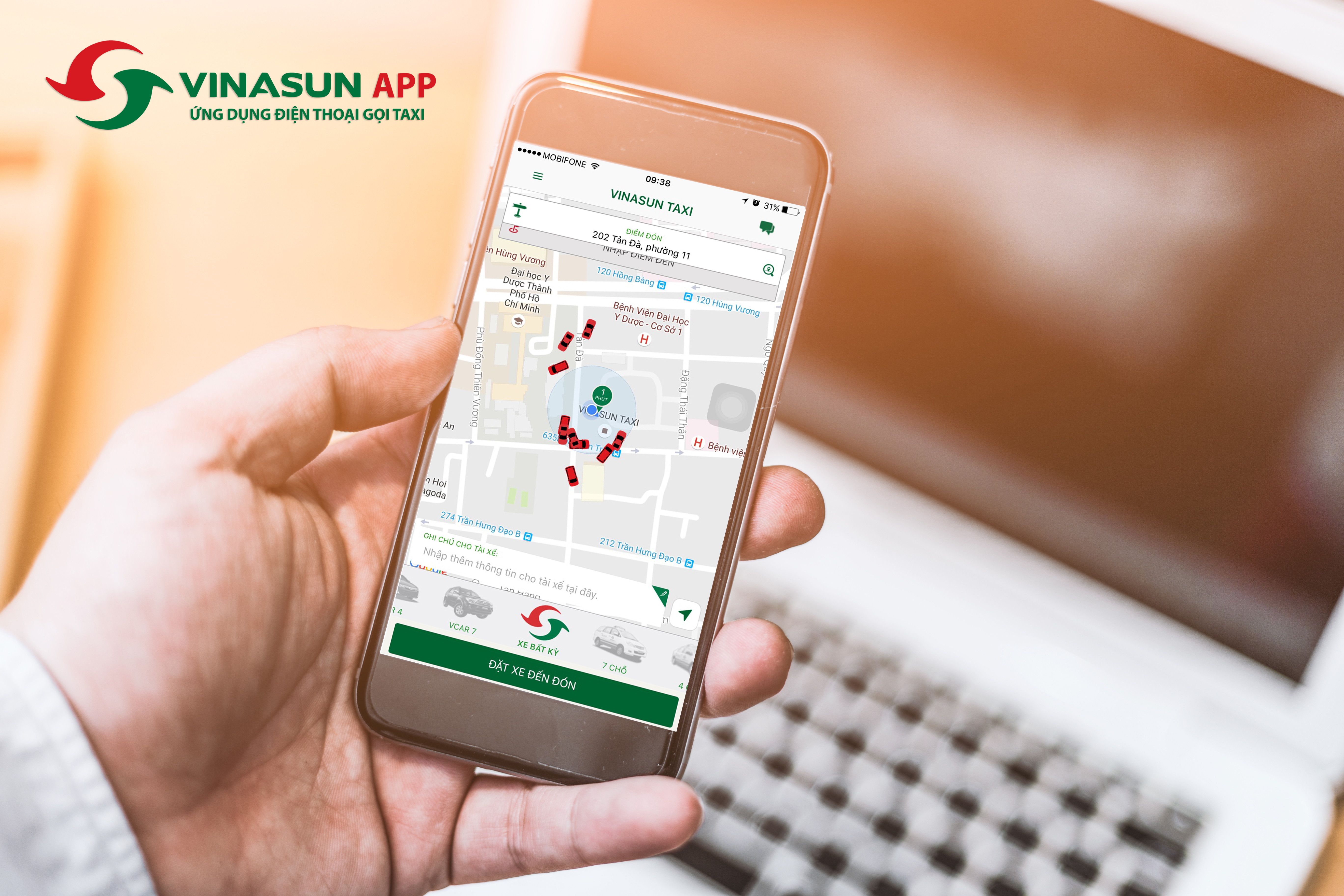 Vinasun App - nhanh chóng, an toàn