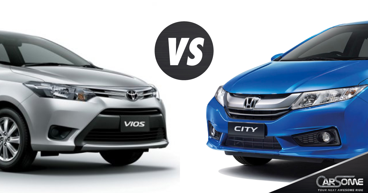 So sánh Honda City và Toyota Vios