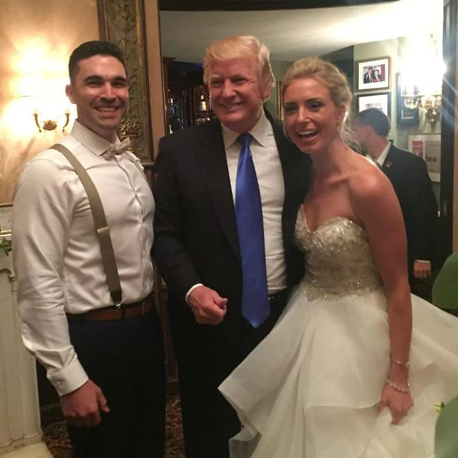 Bất ngờ vì được Tổng thống Donald Trump dự đám cưới