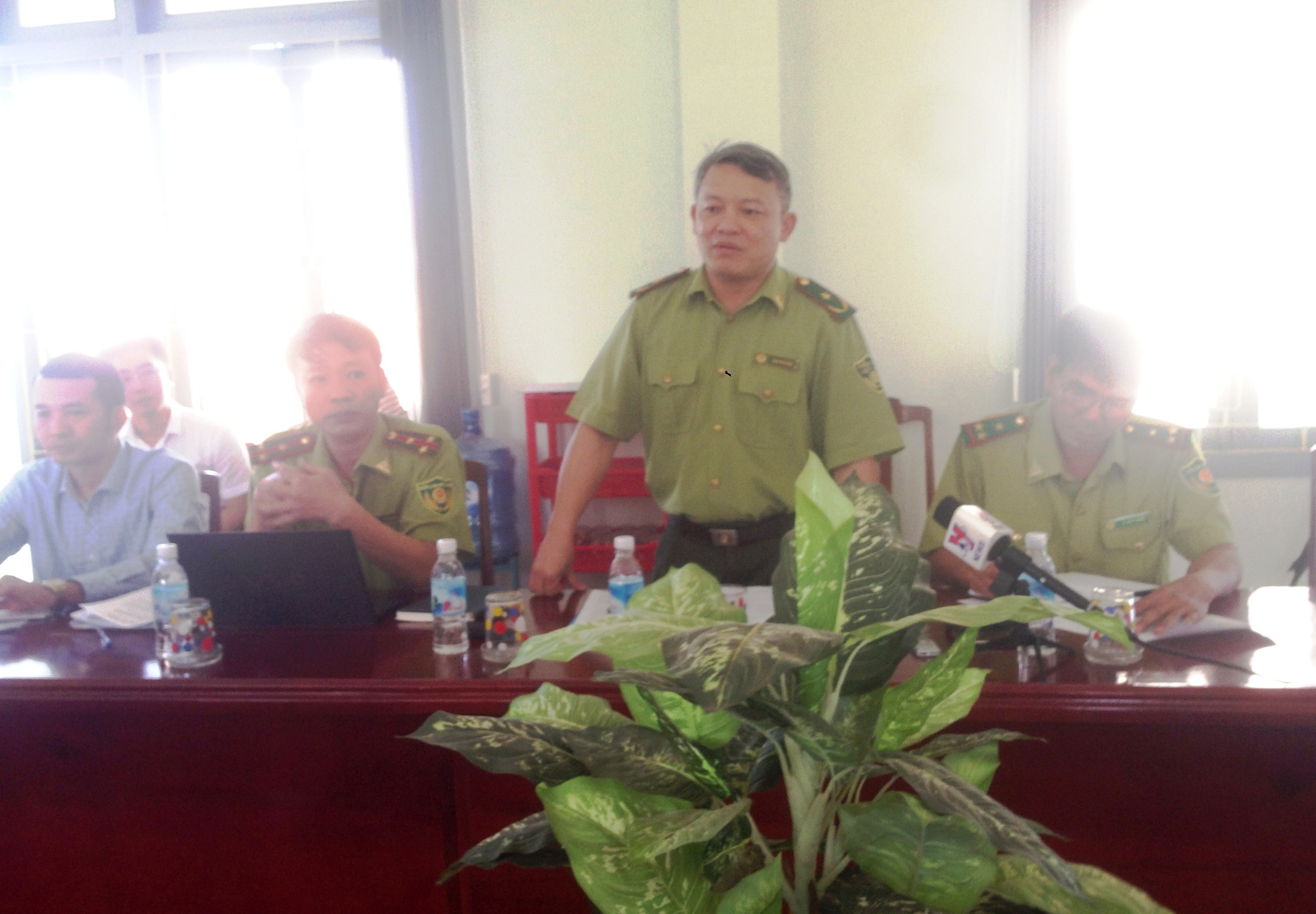 Đoàn thanh tra của Tổng cục Lâm Nghiệp về Phú Yên để thanh tra việc chuyển mục đích sử dụng rừng