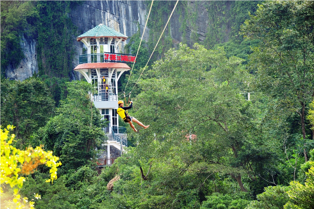 Quảng Bình xây dựng công trình Zipline dài nhất thế giới