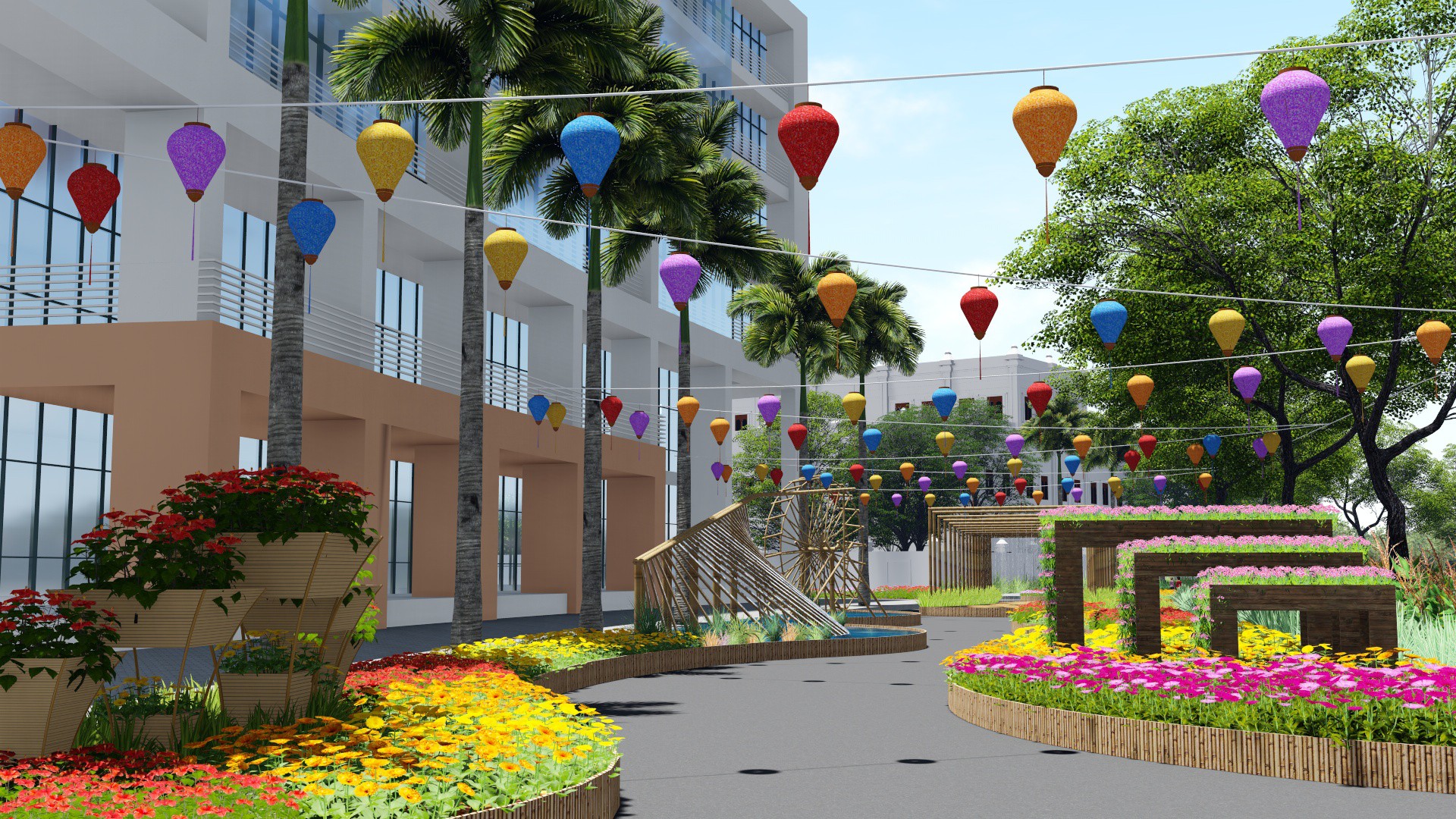 Hội hoa xuân Phú Mỹ Hưng 2018 - “Sông nước tình xuân”… - Ảnh 2.