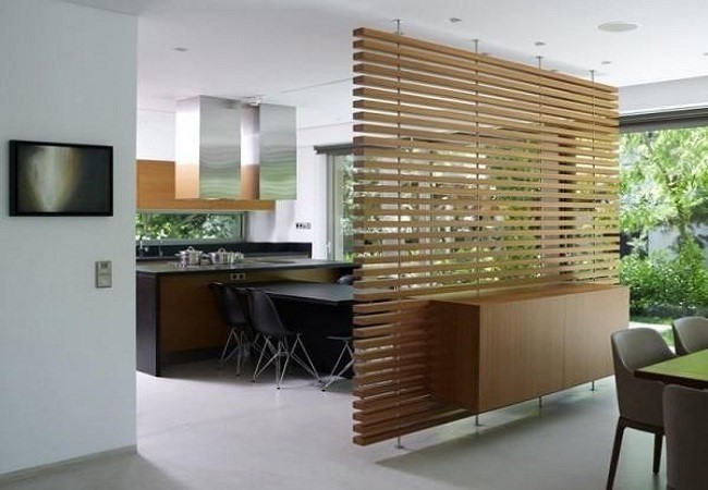 10 ý tưởng chia phòng khách và bếp không cần tường cực độc