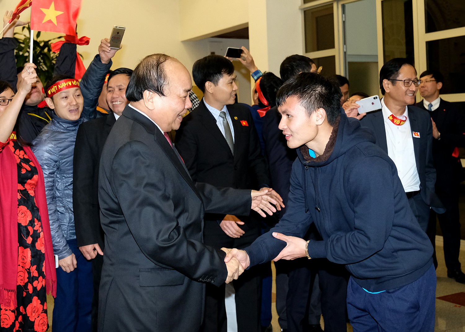 Thủ tướng: Chưa bao giờ c&oacute; niềm vui lớn như đ&oacute;n đội tuyển U23! - Ảnh 11.