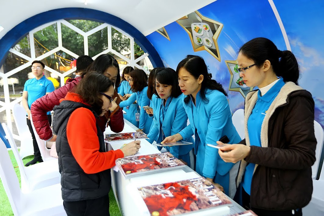 Không gian văn hoá cổ truyền được Vietnam Airlines tái tạo giữa lòng thủ đô