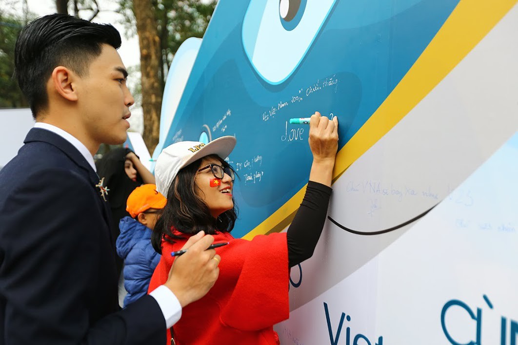 Không gian văn hoá cổ truyền được Vietnam Airlines tái tạo giữa lòng thủ đô - Ảnh 2.