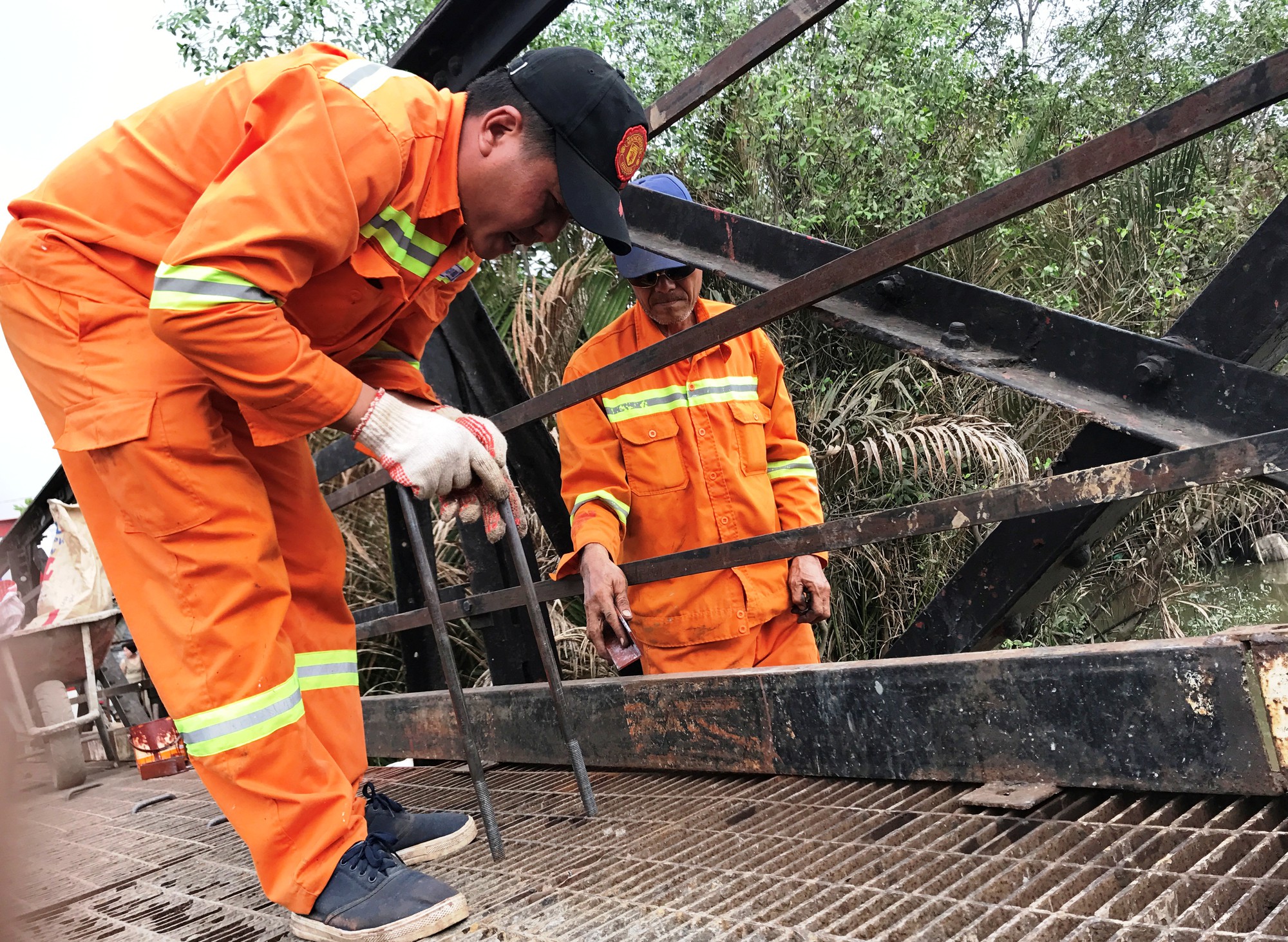 Th&ocirc;ng xe cầu Long Kiểng sau 10 ng&agrave;y sửa - Ảnh 3.