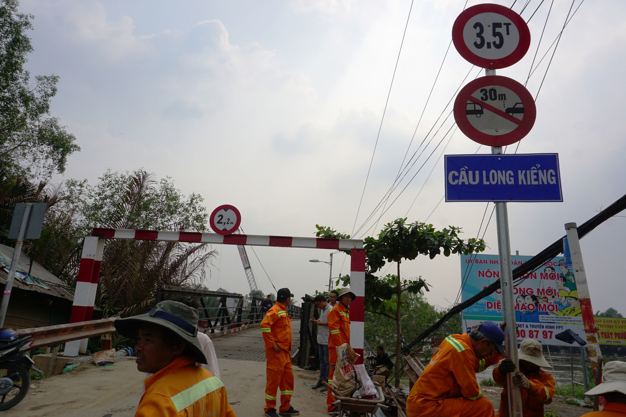 Th&ocirc;ng xe cầu Long Kiểng sau 10 ng&agrave;y sửa - Ảnh 2.