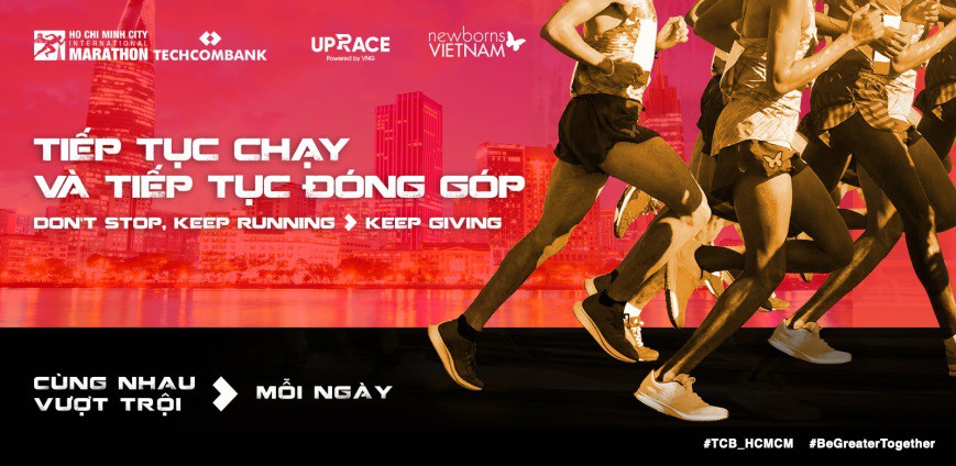 Giải Marathon Quốc tế TP HCM Techcombank 2018 là đối tác với sự kiện chạy bộ UPRACE