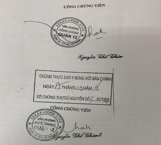 Vụ phòng công chứng giả: Chuyển Công an quận 9 xử lý