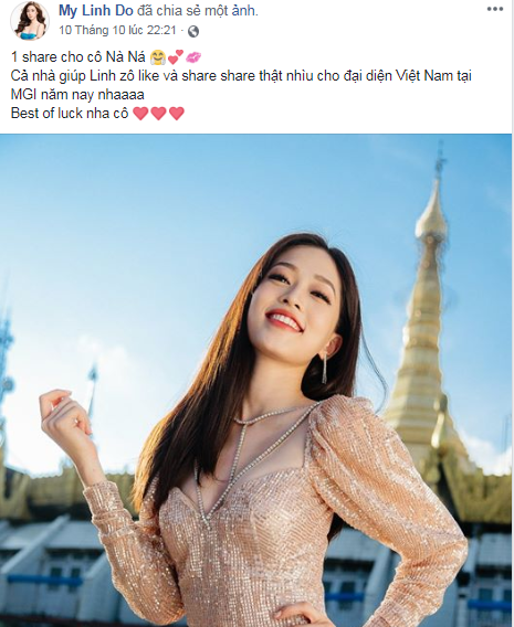 &Aacute; hậu Phương Nga dẫn đầu b&igrave;nh chọn tại Miss Grand International 2018 - Ảnh 2.