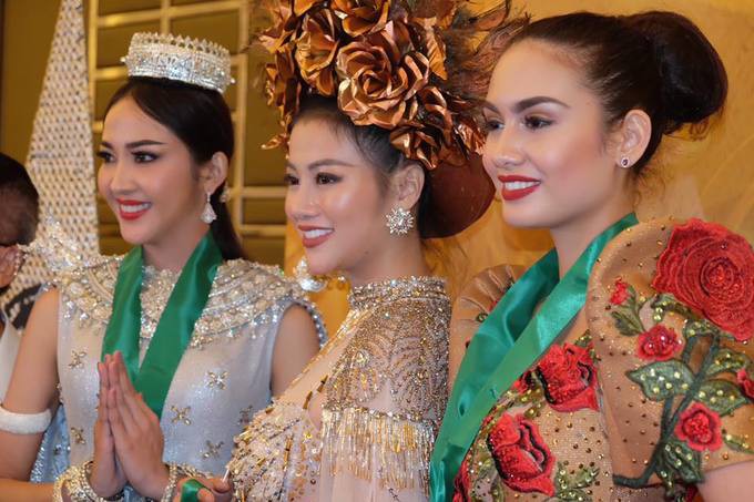 Nguyễn Phương Khánh thắng giải vàng trang phục dân tộc cuộc thi Hoa hậu Trái đất