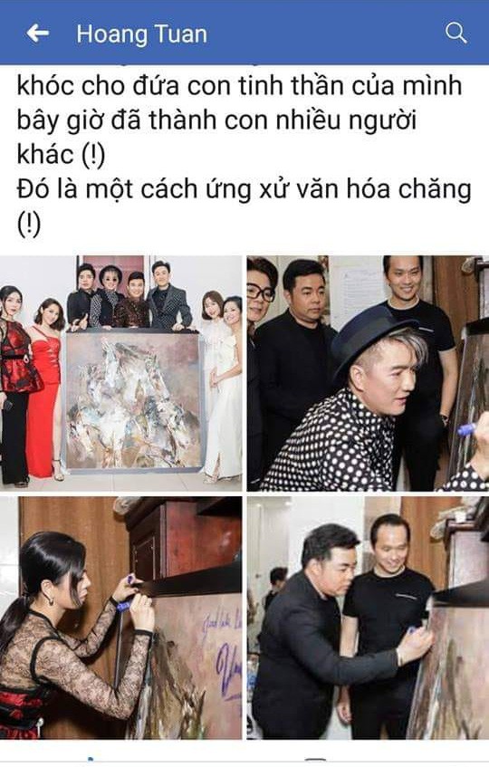 Lệ Quyên, Đàm Vĩnh Hưng ký tên lên tranh, các hoạ sĩ phẫn nộ