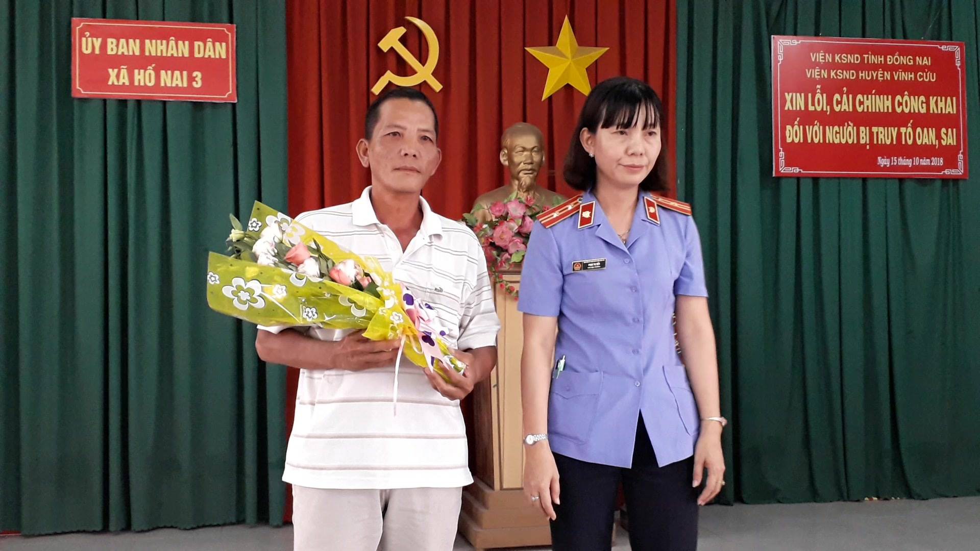 Đồng Nai: Viện kiểm sát xin lỗi một người bị oan sai
