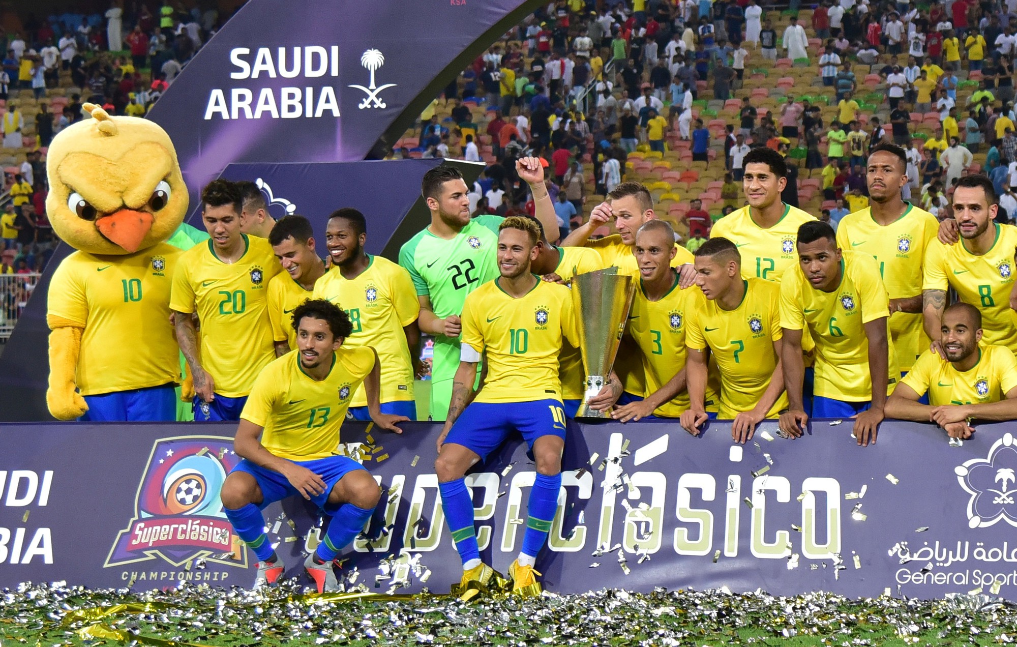 Brazil thắng nghẹt thở Argentina, đoạt c&uacute;p Super Clasico  - Ảnh 5.