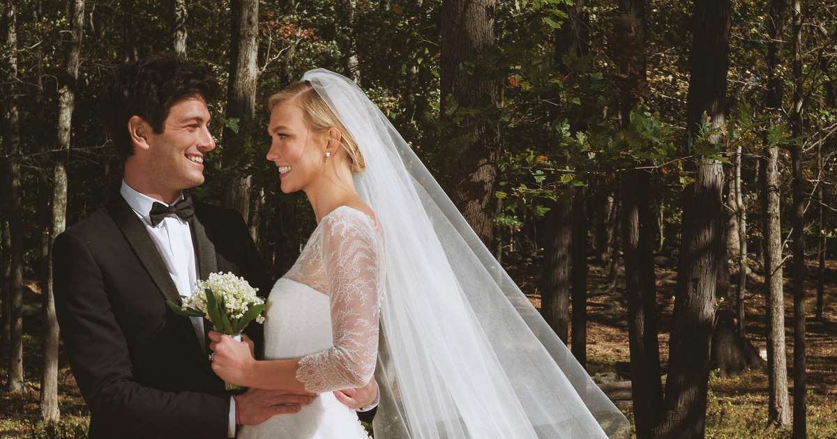 "Thiên thần" nội y Karlie Kloss lộng lẫy ngày lên xe hoa