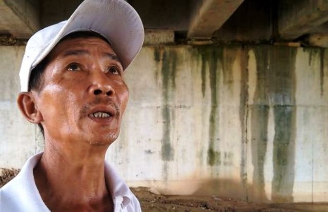Hai cầu trên đường cao tốc Đà Nẵng - Quảng Ngãi bị thấm nước mưa
