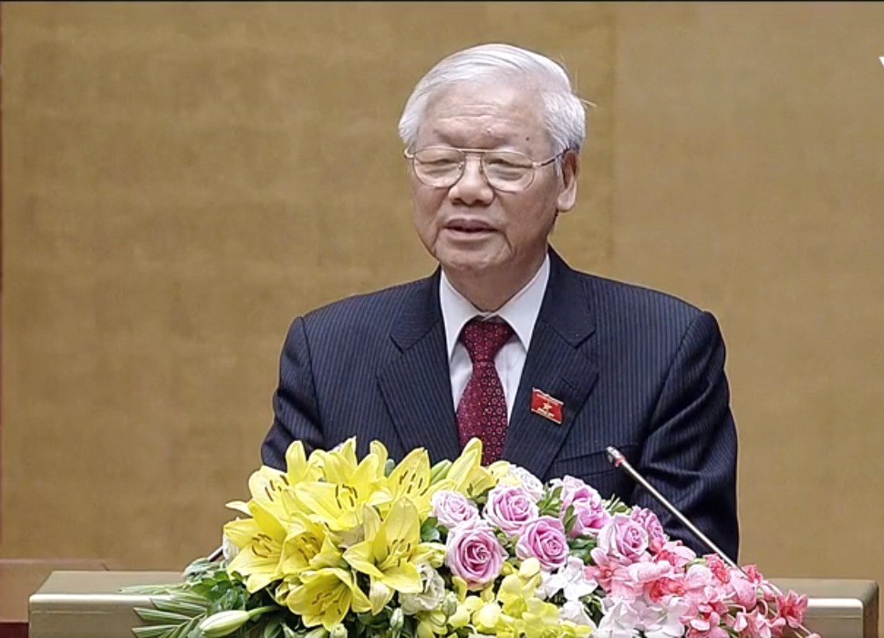 Chủ tịch nước Nguyễn Ph&uacute; Trọng tuy&ecirc;n thệ nhậm chức - Ảnh 4.