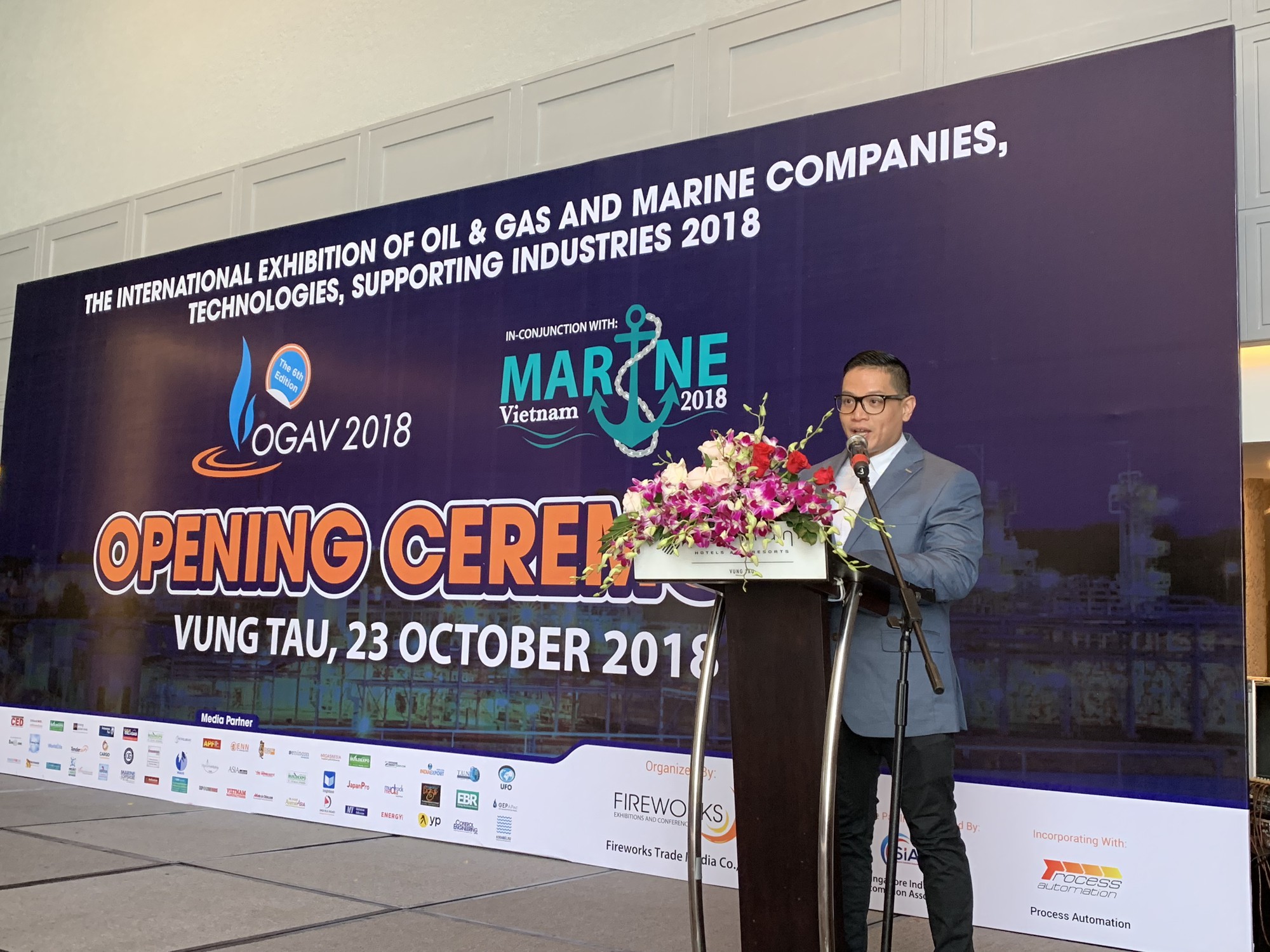 Triển l&atilde;m quốc tế ng&agrave;nh dầu kh&iacute; v&agrave; h&agrave;ng hải VN 2018 - Ảnh 1.
