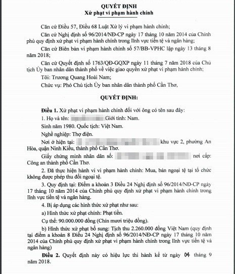 Người đổi 100 USD bị phạt 90 triệu làm gì để giảm, miễn nộp phạt? - Ảnh 1.