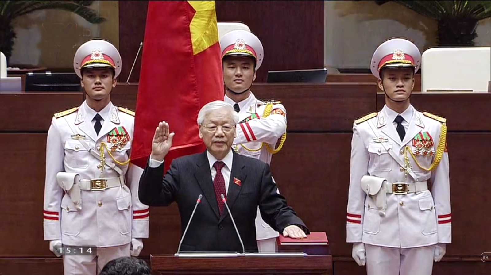 Chủ tịch nước Nguyễn Phú Trọng tuyên thệ nhậm chức